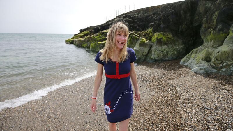 Ruth Fitzmaurice at the Ladies Cove in Greystones. Her memoir, I Found My Tribe, is published on July 6th. Photograph: Nick Bradshaw