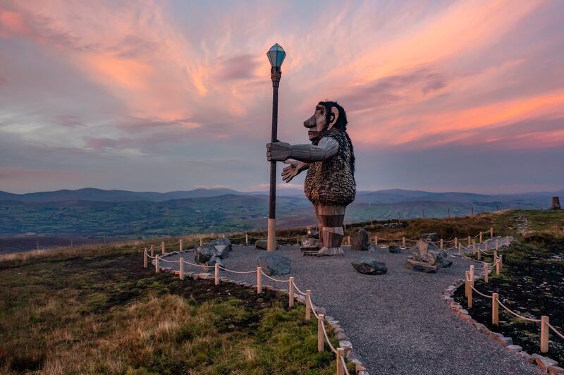 Darach, the Guardian, overlooks Gortin Glen Forest Park
