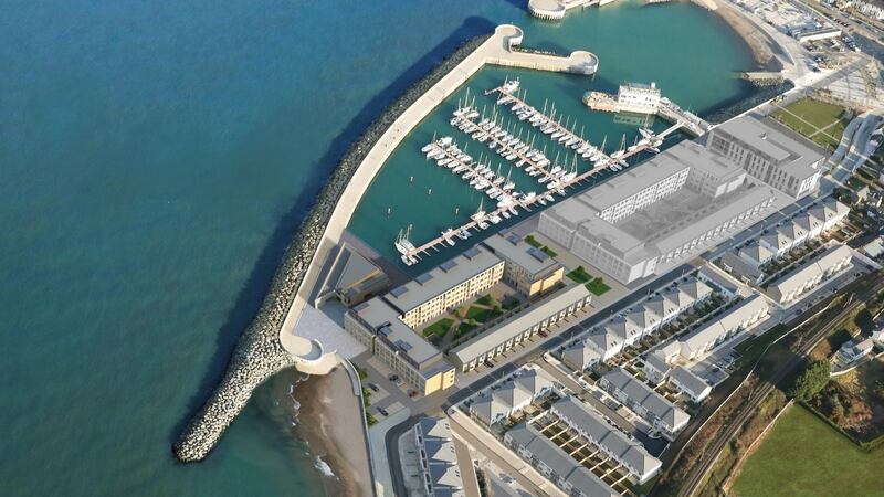 Computer generated rendering of new scheme at Rowan Point at Marina Village