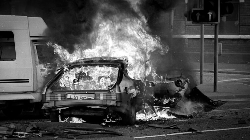 Alan Shields, a Royal Navy recruitment officer, was killed instantly when an IRA booby-trap bomb exploded beneath his car in August 1988 as he drove home from work. Photograph: Crispin Rodwell