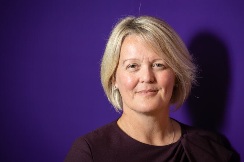 Dame Alison Rose, who resigned as chief executive of NatWest on Tuesday after she admitted to being the source of an inaccurate story about Nigel Farage's finances. Photograph: Dominic Lipinskil/PA