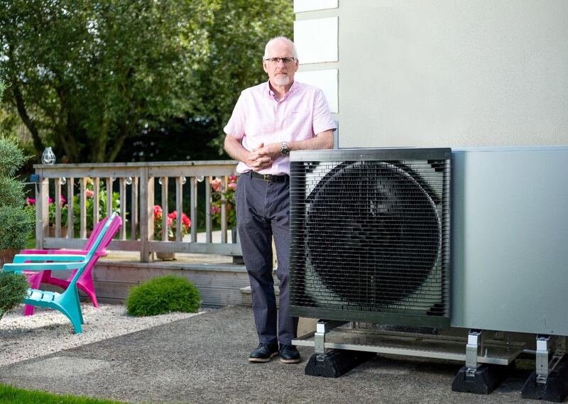 Last July Tom replaced his old oil-fired boiler with a heat pump