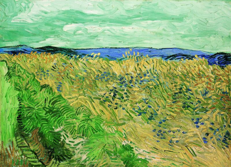 Vincent van Gogh: Wheat Field with Cornflowers, from July 1890. Photograph: Peter Schibli/Fondation Beyeler