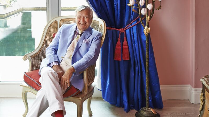 American decorator Carleton Varney, owner of the upscale decorating company Dorothy Draper & Company and author of more than 30 books