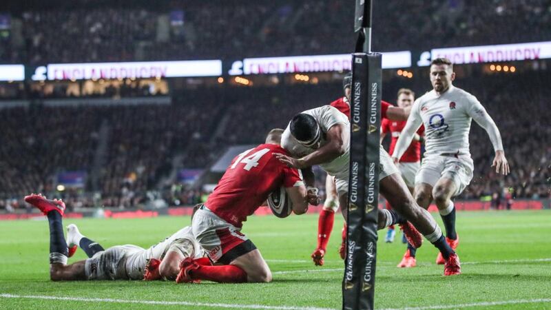 Manu Tuilagi has been cited after being rightly red carded for launching himself like a human missile in a no-arms ‘tackle’ at George North. Photograph: James Crombie/Inpho