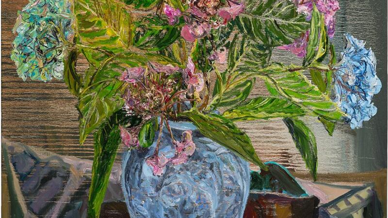 Detail from Hydrangeas by Nick Miller