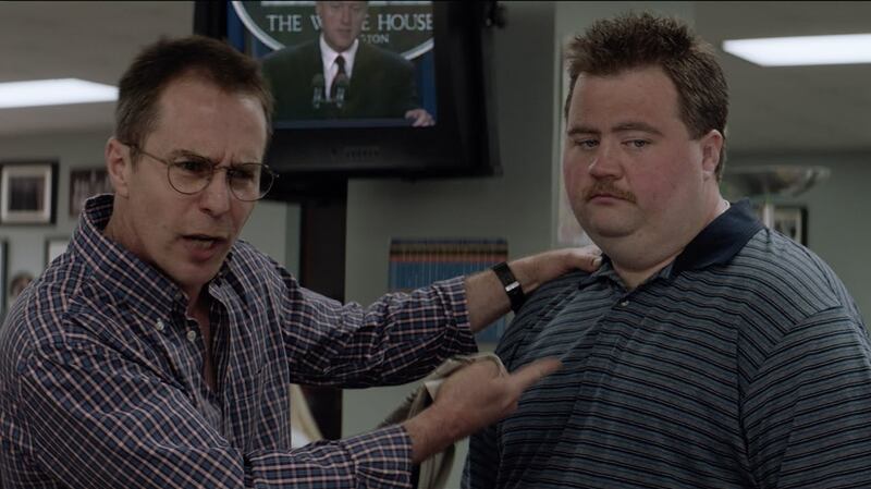 Sam Rockwell and Paul Walter Hauser in Richard Jewell