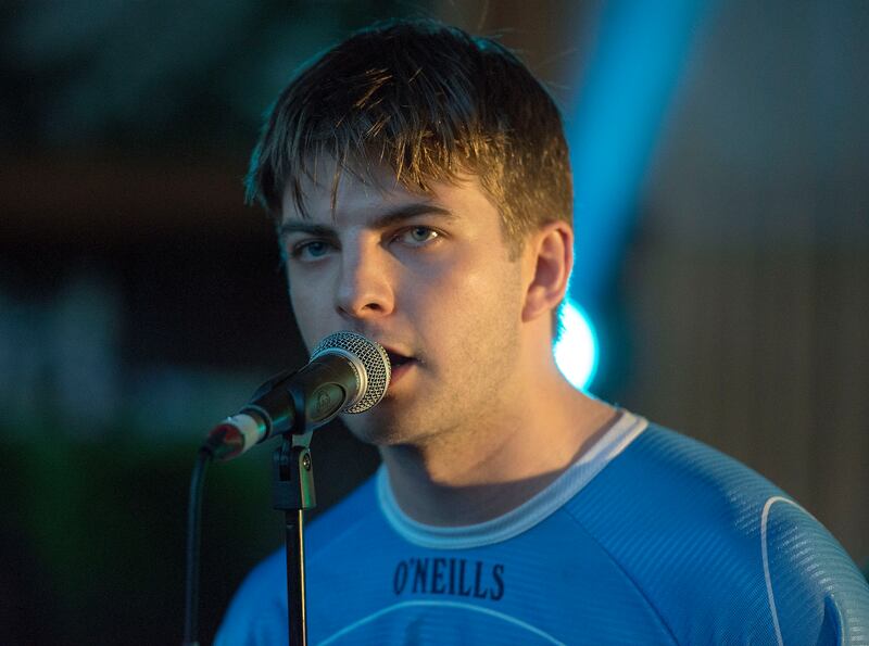 Grian Chatten of Fontaines DC at Electric Picnic in 2018. Photograph: Dave Meehan
