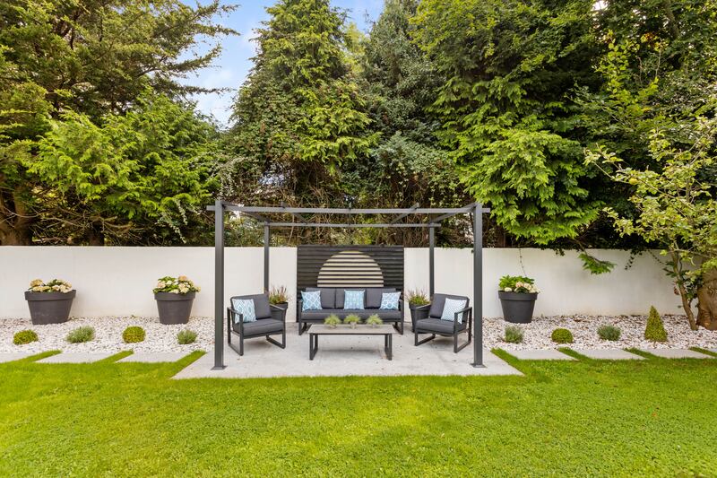 There are two patio/outdoor dining areas to take full advantage of the sun throughout the day.