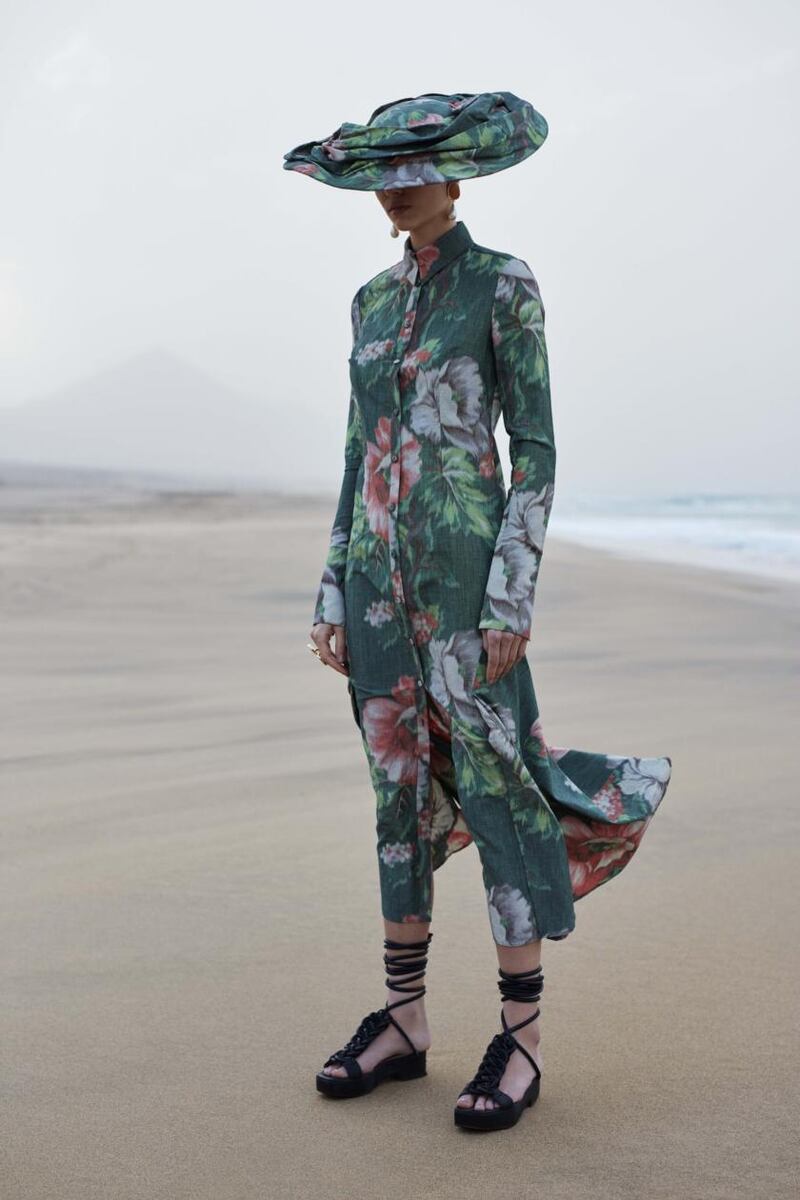 Floral shirt dress €1750 Erdem