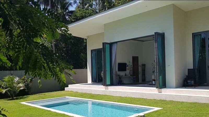 This villa is about 250m from Laem Sor Beach and is being sold furnished