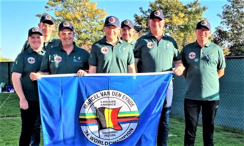 Team Ireland at the Feeder World Championships in Belgium