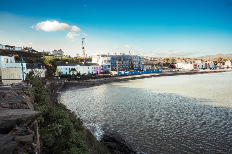 Bray Seafront taken from Bray Head.