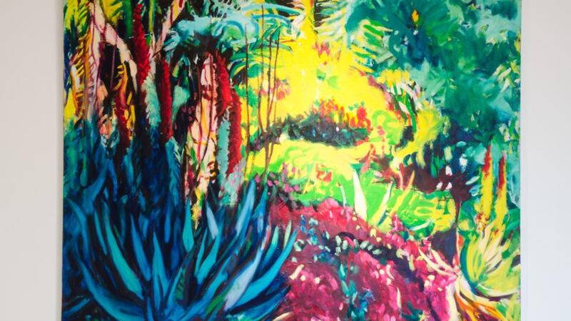 Detail from Aloe Garden by Patrick Morrison. Photograph: Ciaran Connelly