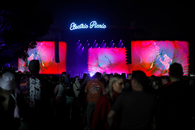 The Main Stage at Electric Picnic will host Noah Kahan, Calvin Harris and Kylie Minogue. Photograph: Alan Betson