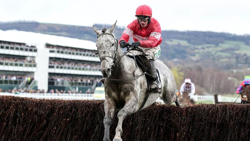 Paul Townend on Duc Des Genievres wins the Racing Post Arkle Challenge Trophy Novices’ Chase at Cheltenham. Photograph: Dan Sheridan/Inpho