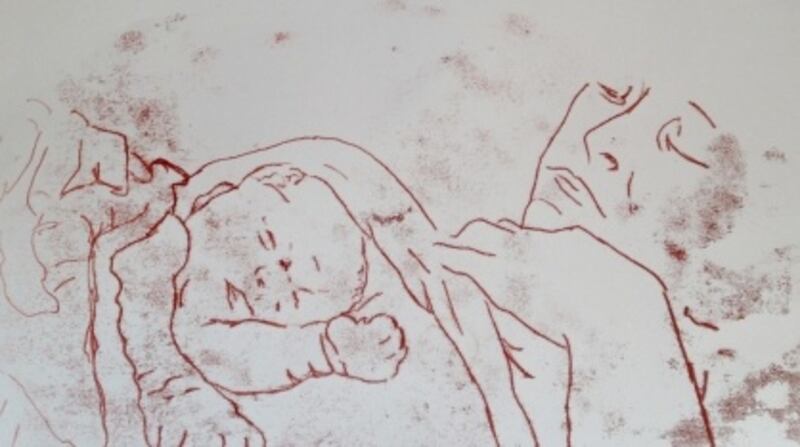 One of the Emma Finucane works at Mermaid Arts Centre, Bray