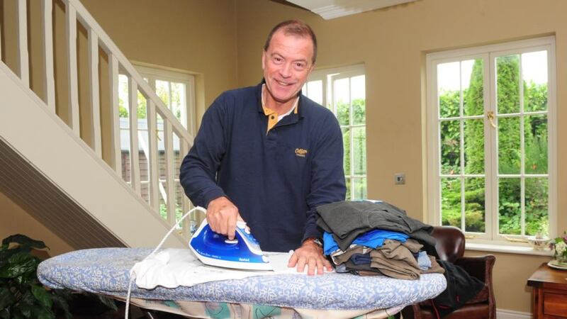 Tony Moore: ‘I do the ironing, cooking and shopping. I don’t see it as unmanly.’ Photograph: James Flynn/APX