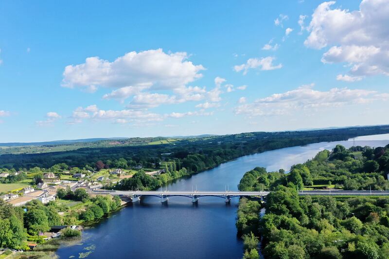 The new bridge linking Killaloe and Ballina was officially opened today. Photograph: James Treacy 