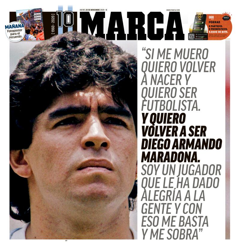 Marca on Thursday. Photograph: Twitter