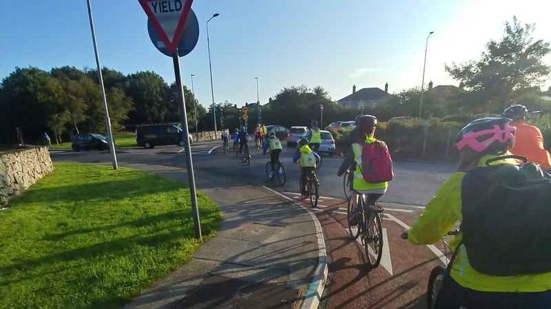 In Galway, some schools have adopted the cycle bus idea from the Netherlands where groups of students cycle to school under adult supervision
