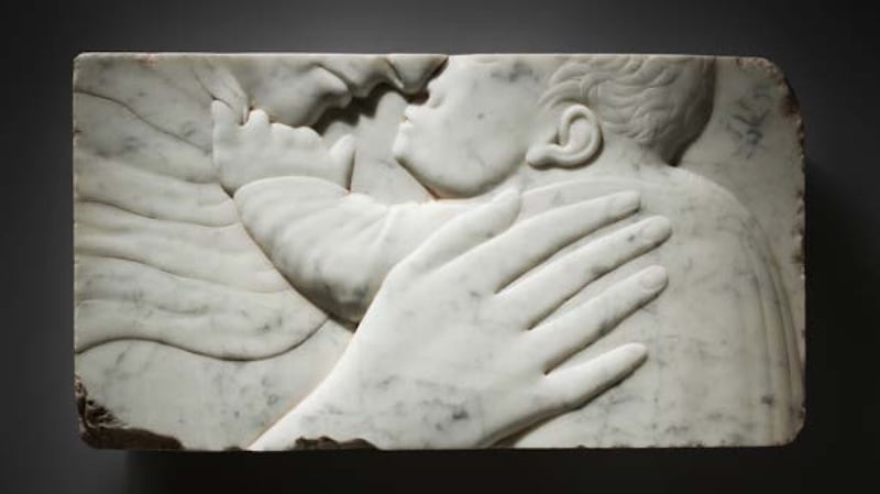 Jason Ellis, Pazzi Madonna, Carrara marble. Photograph: Ros Kavanagh