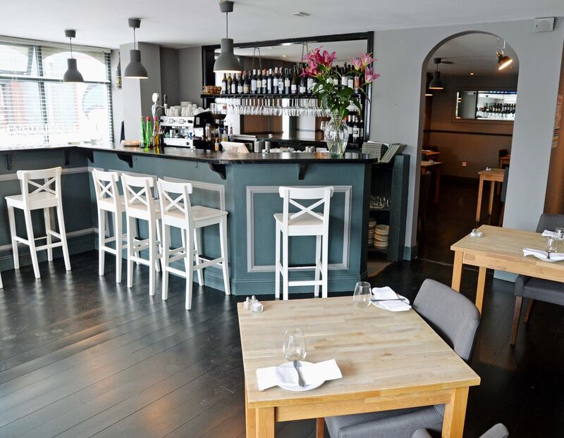 Bastion: the restaurant will reopen on July 1st with seven tables instead of 13. Photograph: Denis Minihane