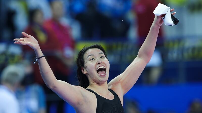 China’s  Olympian swimmer  Fu Yuanhui’s comments    sparked a wave of conversation worldwide, giving voice to the reality that female athletes at all levels can attest to: having your period can impact your performance.  Photograph:  Lintao Zhang/Getty Images