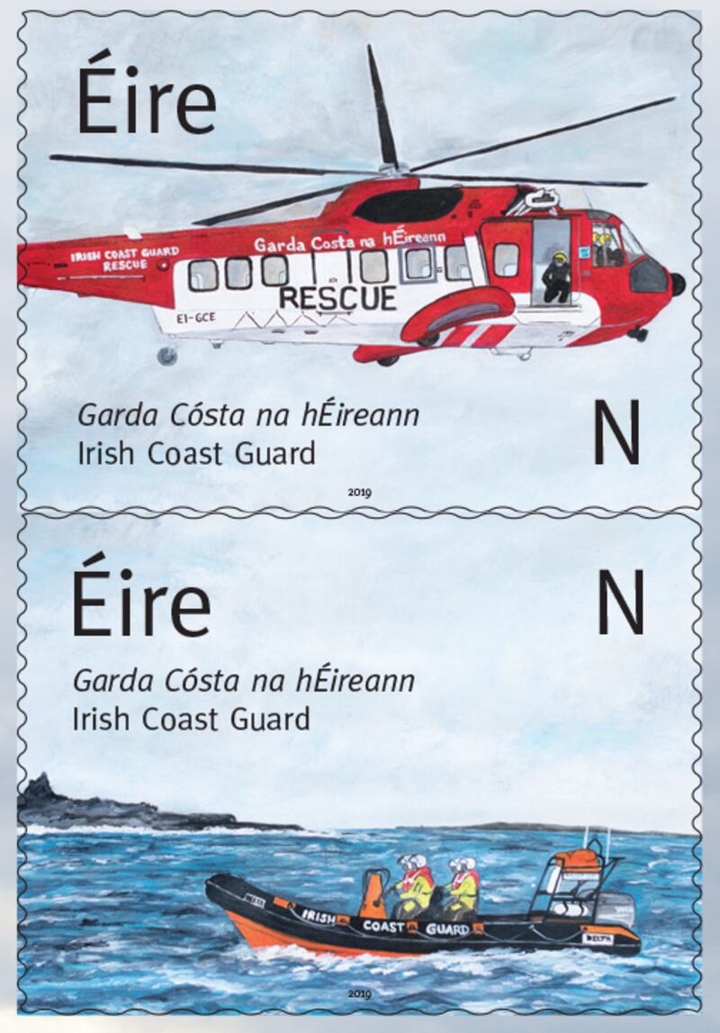 Both of the stamps based off Catríona Lucas’ original artwork.
