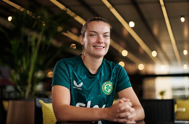 If Saoirse Noonan plays against Northern Ireland on Saturday, she will become the first woman to have played in a senior All-Ireland final in Croke Park and a senior women’s soccer international at the Aviva Stadium. Photograph: Ryan Byrne/Inpho
