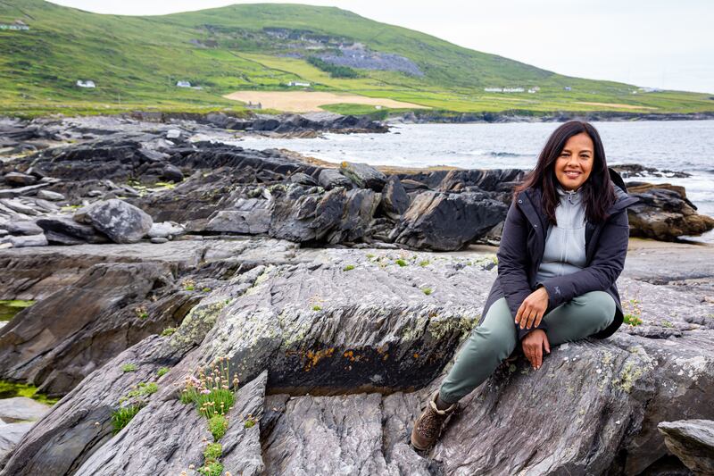 Liz Bonnin on Valentia Island