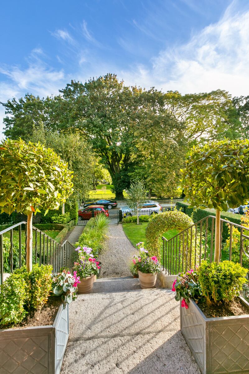 View from the front steps