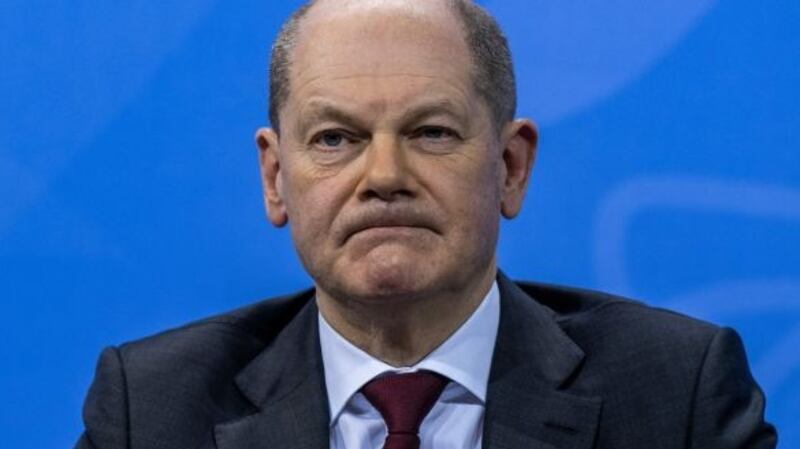 Chancellor Olaf Scholz has been clear that Germany is not ready to cut off supplies of oil and gas from Russia. Photograph: John MacDougall/AFP via Getty Images