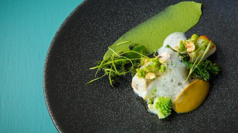 Weekend in . . . Belfast: Seared fish at OX. Photograph: Chris Carmichael/The New York Times