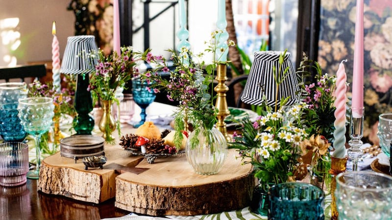 Sinead Gunnigle table setting. Photograph: Shane O’Neill