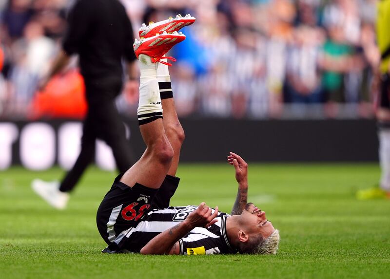 Newcastle United's Bruno Guimaraes. Photograph: Owen Humphreys/PA Wire