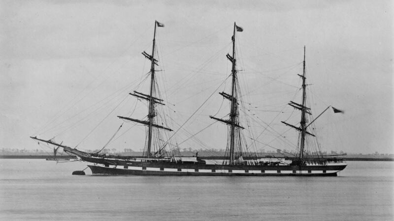 The Loch Ard was built in Glasgow in 1873 and sank off the coast of Australia in 1878. Photograph: Allan C Green, State Library of Victoria