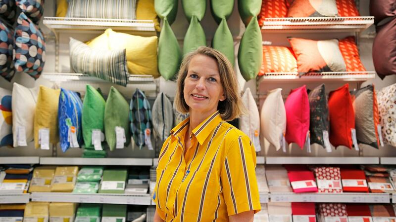Claudia Marshall, head of Ikea in Dublin. Photograph Nick Bradshaw