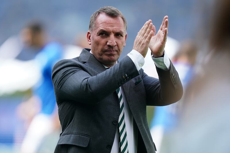 Celtic manager Brendan Rodgers, How could he improve upon a treble? Only by progressing in Europe. Photograph: PA Wire