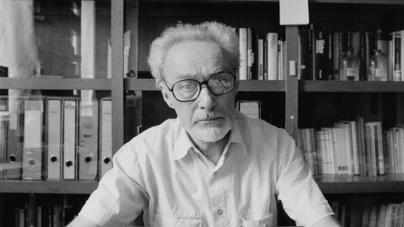 Primo Levi: the writer was 24 when he was deported from Turin, via an Italian internment camp, to Auschwitz, in the winter of 1943-44. Photograph: Gianni Giansanti/Gamma-Rapho via Getty