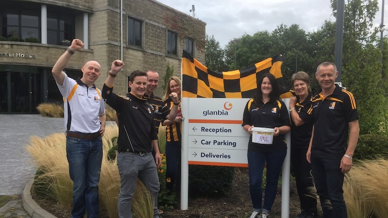 Glanbia celebrates its sponsorship of Kilkenny with a charity jersey day.