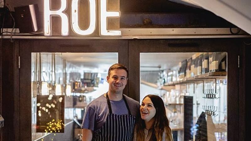 Simon and Cairene Whiteside, owners of  fish restaurant Roe.