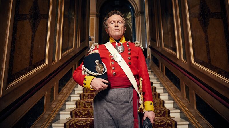 Patrick FitzSymons playing the character of Major O’Dowd in Vanity Fair: Actor is  seeking damages for personal and psychological injuries, mental distress, anguish, nervous shock and loss.