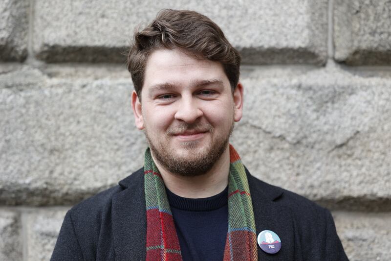 PhD and Postgraduate Researchers gathered on Trinity College campus. Photograph Nick Bradshaw
