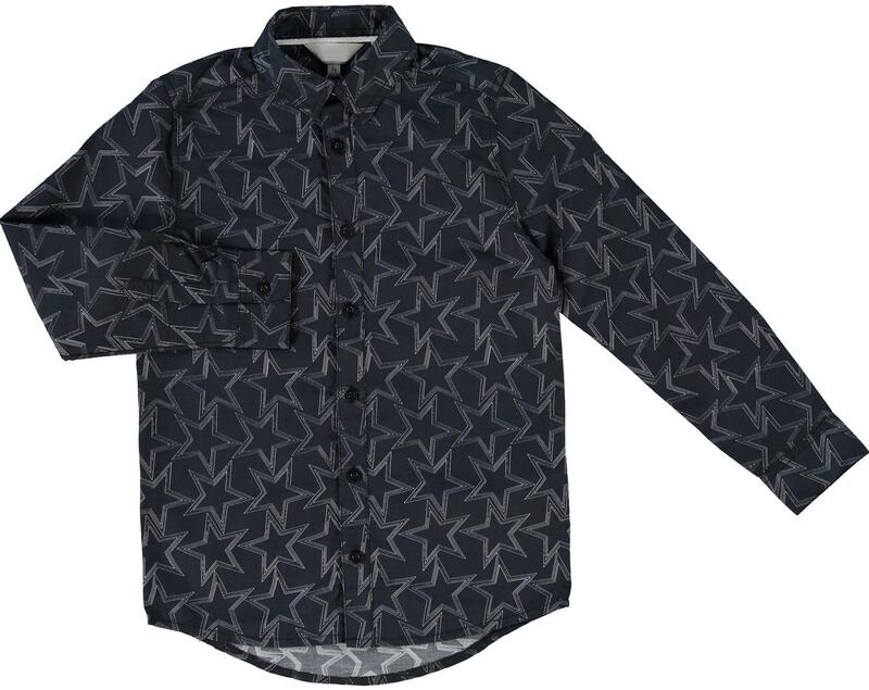 Blue Star print shirt, €6.99, TK Maxx.