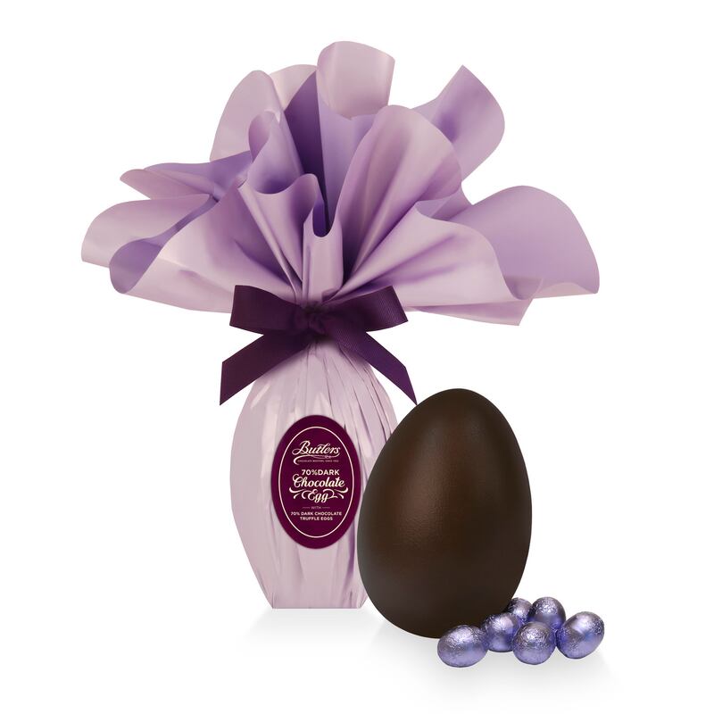 Dark chocolate egg from Butler’s