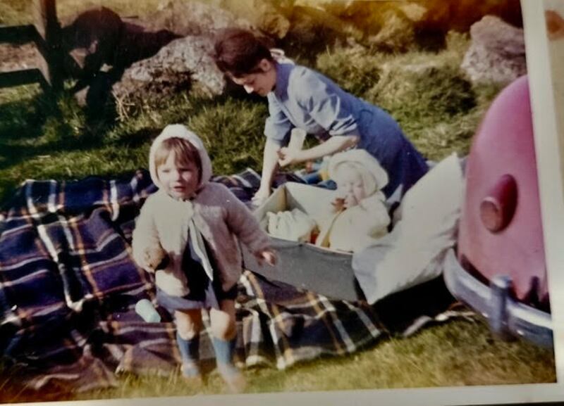Kate Kerrigan as a child on holidays with her family in Co Mayo