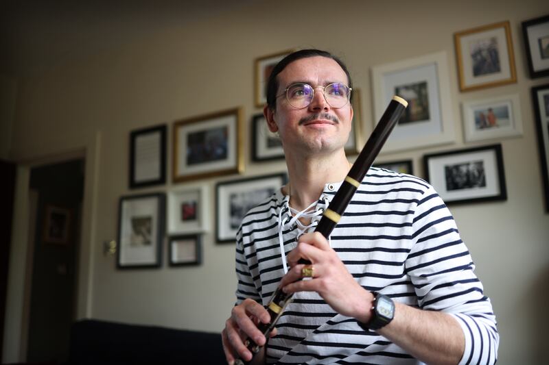Charlie Le Brun: 'An Irish music session is much more than just sitting down and playing tunes.' Photograph: Dara Mac Dónaill