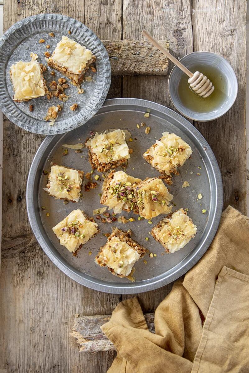 Baklava is so dense and sweet it must be served in tiny portions and yet it even seduces people who don’t normally have a sweet tooth