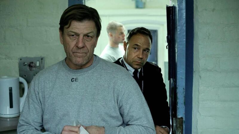 Ticked off: Sean Bean and Stephen Graham in Time
